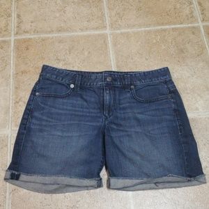 Ann Taylor Loft Blue Jean Shorts